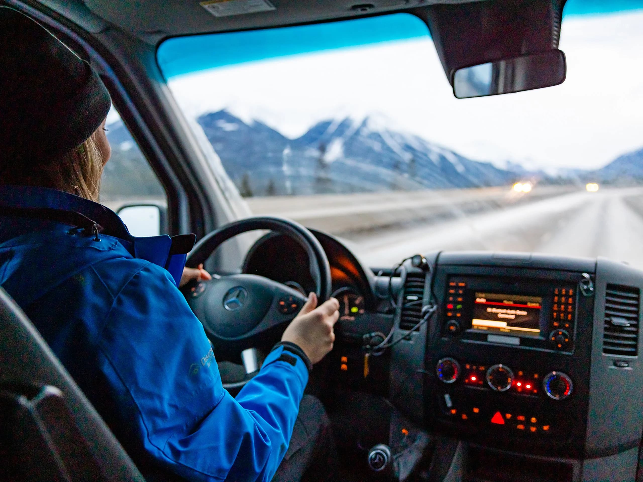 Van view from inside
