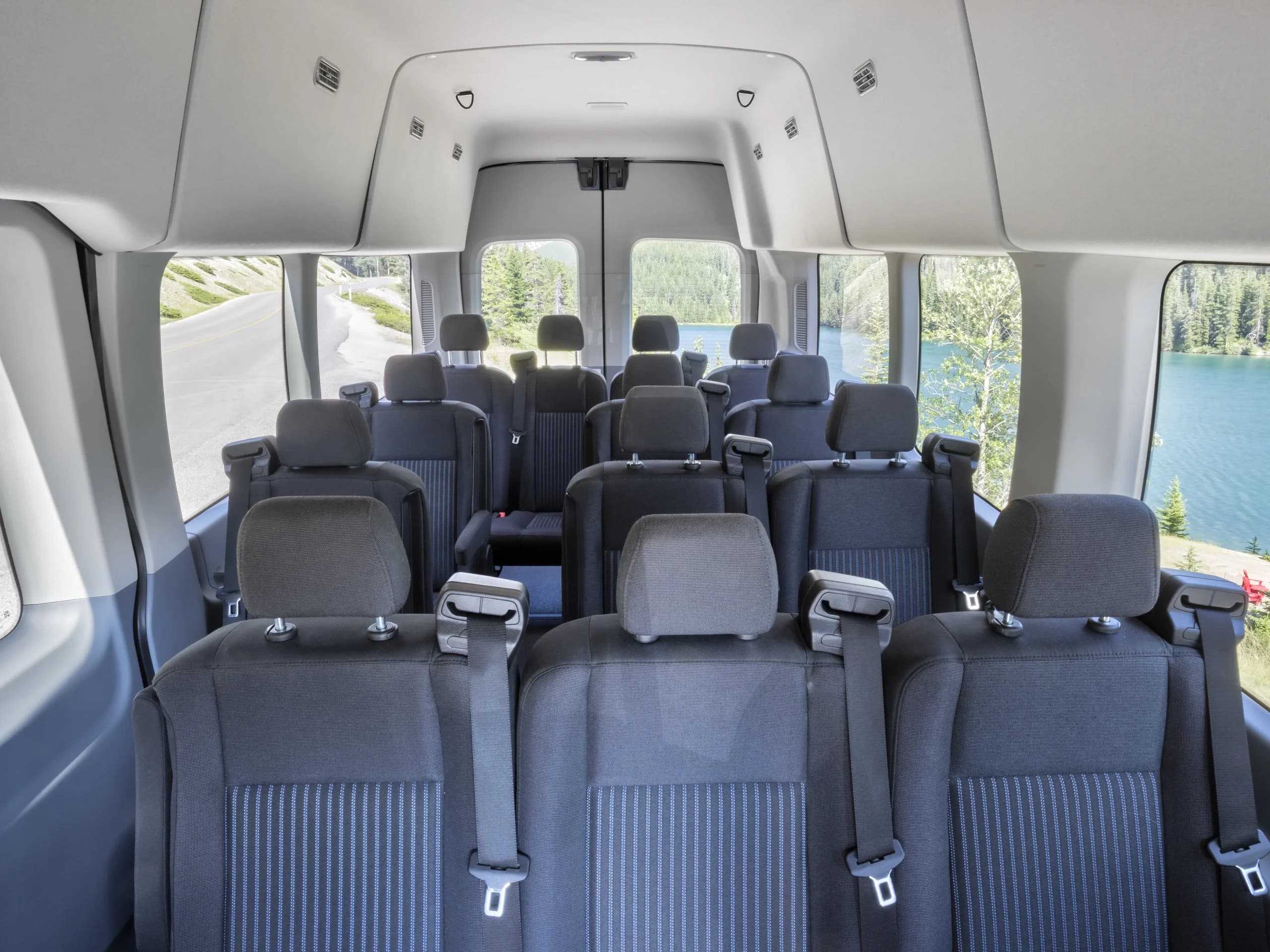 Van interior seating