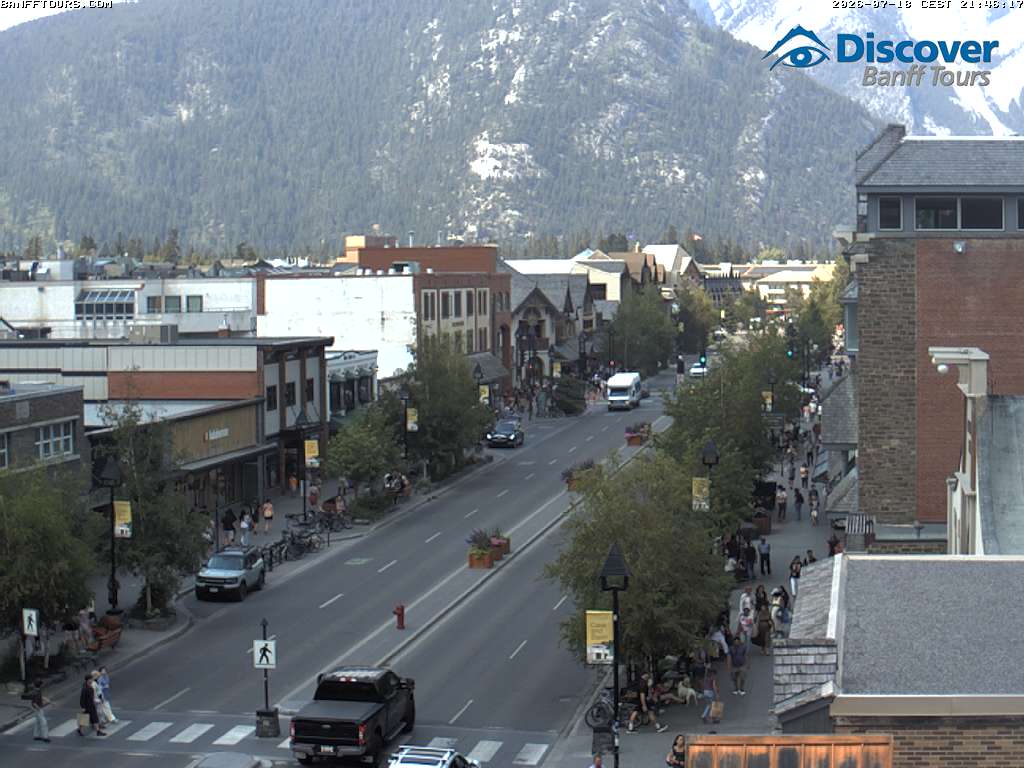Banff Live Webcam — Discover Banff Tours